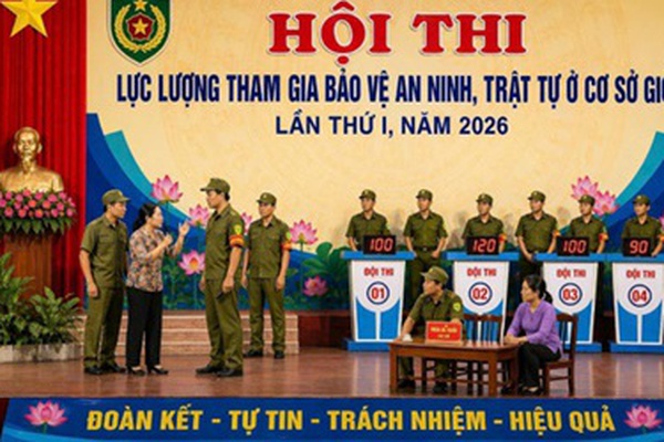 Xã Hoài Đức triển khai tham gia Hội thi “Lực lượng tham gia bảo vệ an ninh, trật tự ở cơ sở giỏi” năm 2026