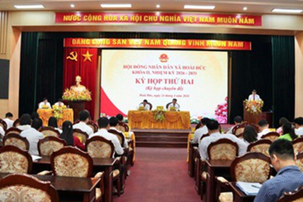 HĐND xã Hoài Đức khoá II tổ chức Kỳ họp thứ hai (kỳ họp chuyên đề)
