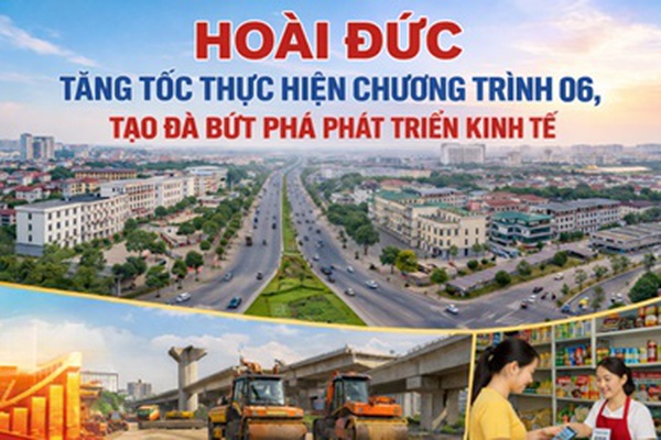 Hoài Đức tăng tốc thực hiện Chương trình 06, tạo đà bứt phá phát triển kinh tế