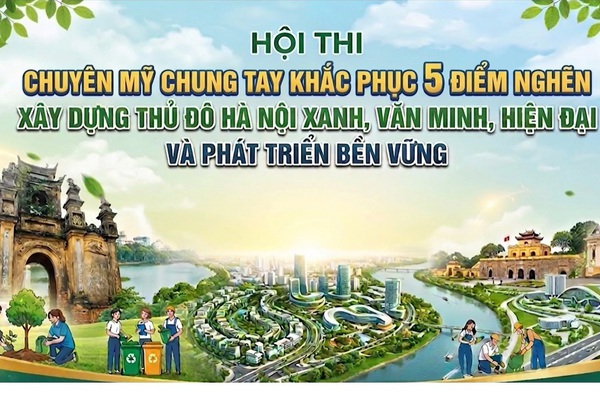 Hào hứng công tác chuẩn bị tham gia hội thi 