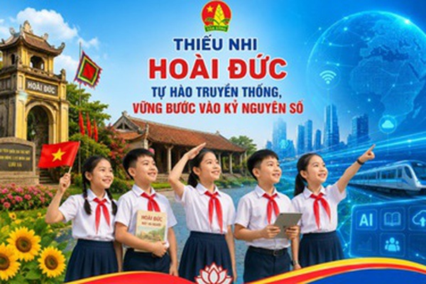 Thiếu nhi Hoài Đức tự hào truyền thống, vững bước vào kỷ nguyên số