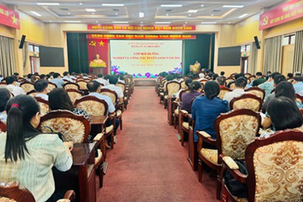 Hoài Đức tổ chức khai mạc lớp tập huấn bồi dưỡng nghiệp vụ công tác Tuyên giáo năm 2026