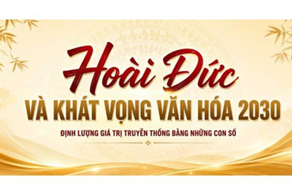 Hoài Đức và khát vọng văn hóa 2030 - Định lượng giá trị truyền thống bằng những con số