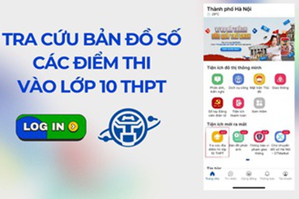 Ứng dụng iHanoi “gỡ khó” tìm đường cho phụ huynh, học sinh thi lớp 10 tại Hoài Đức
