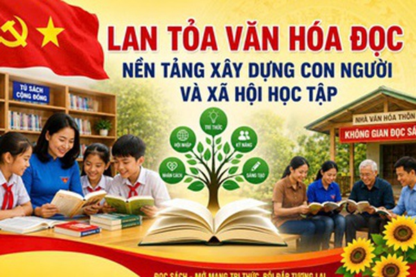Lan tỏa văn hóa đọc - Nền tảng xây dựng con người và xã hội học tập