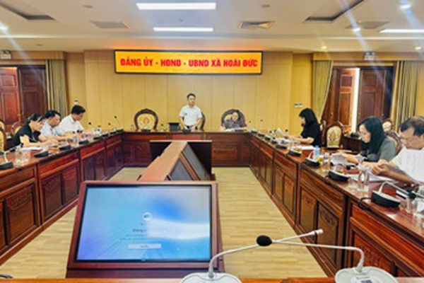 Ban Kinh tế - ngân sách xã Công bố Quyết định và triển khai kế hoạch giám sát về việc thực hành tiết kiệm, chống lãng phí trong lĩnh vực quản lý, sử dụng trụ sở công sau sắp xếp và xử lý tài sản công dôi dư trên điạ