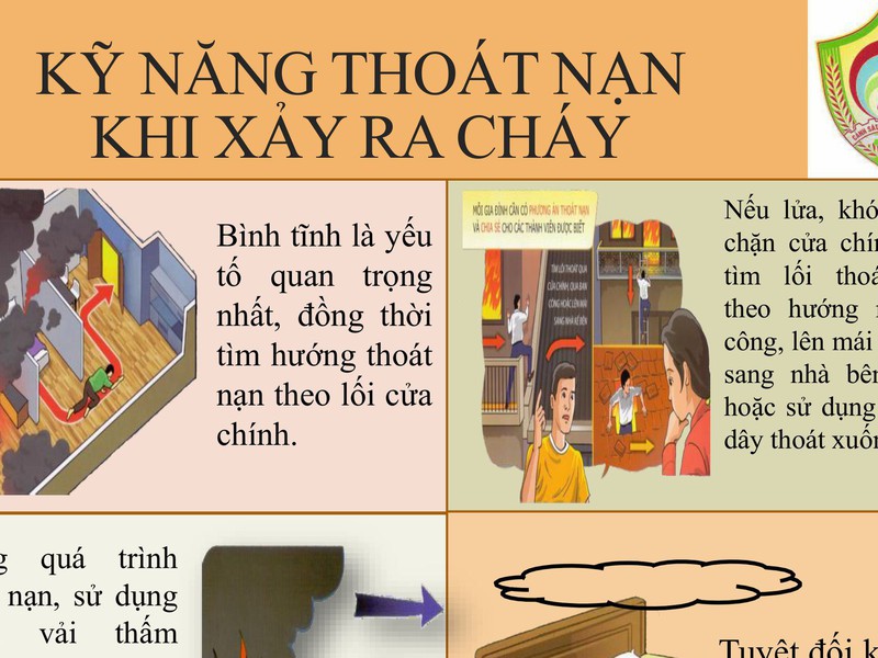 Hướng dẫn phòng cháy, chữa cháy và kĩ năng thoát nạn khi xảy ra cháy