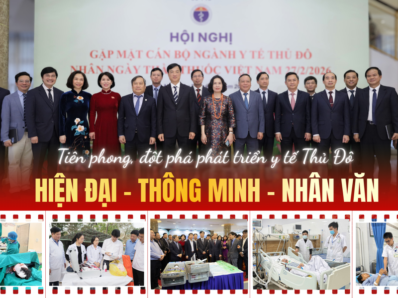 Ngành y tế Hà Nội: Lực lượng tiên phong trong công tác chăm sóc, bảo vệ và nâng cao sức khỏe nhân dân