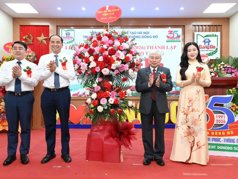 Kỷ niệm 35 năm thành lập trường THPT Đông Đô: Hành trình tiên phong kiến tạo mô hình “Trường học hạnh phúc – thông minh”