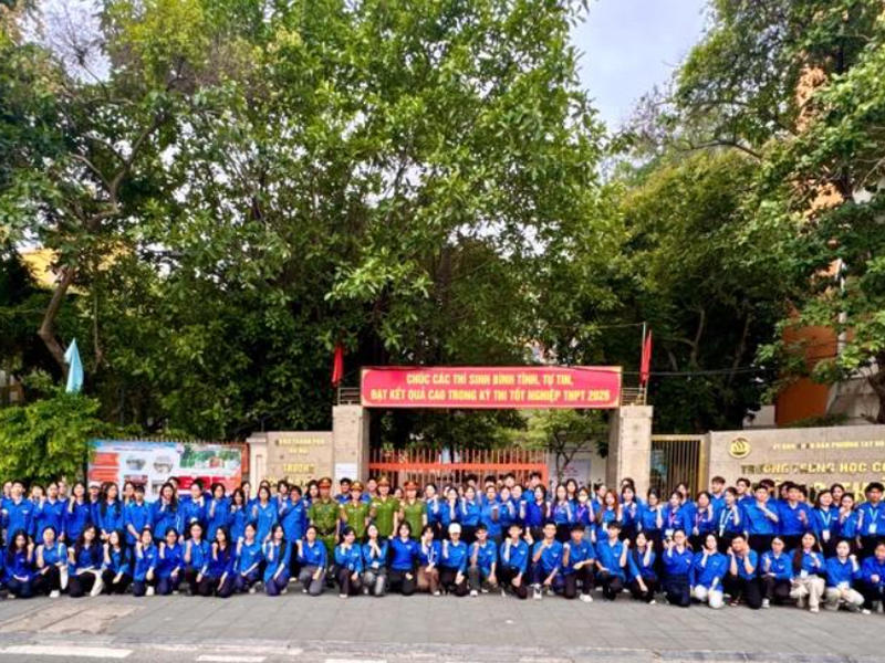 Công an các xã, phường bảo đảm an ninh, trật tự phục vụ Kỳ thi tốt nghiệp THPT năm 2026