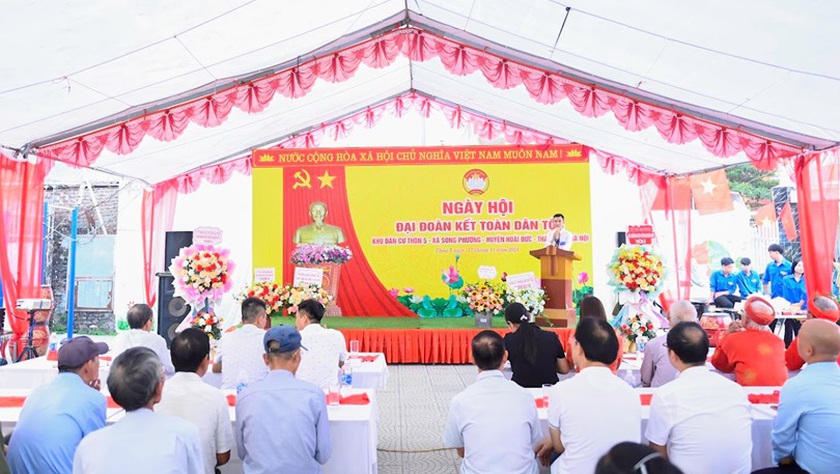 Ngày Hội Đại Đoàn kết toàn Dân tộc khu dân cư Thôn 5 xã Song Phương