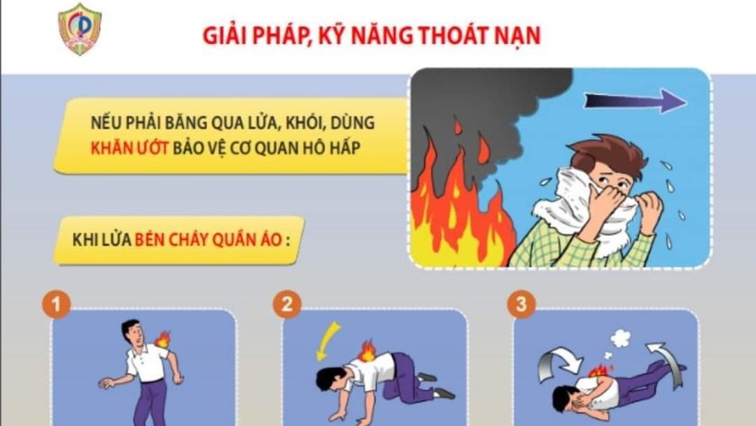 Hướng dẫn kỹ năng PCCC và thoát nạn khi xảy ra cháy tại hộ gia đình