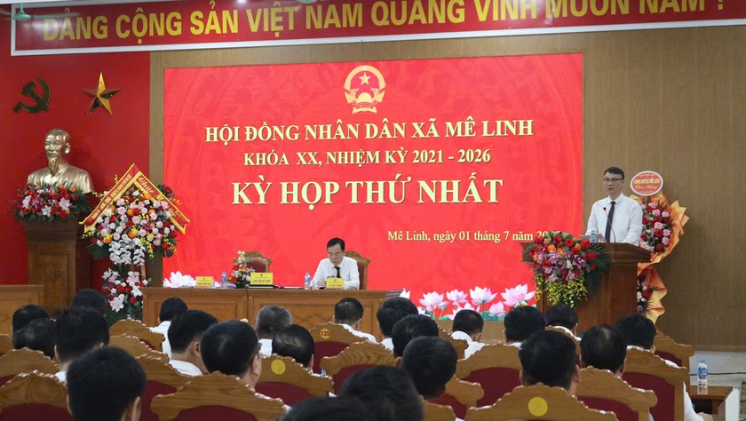 HĐND xã Mê Linh tổ chức kỳ họp thứ nhất, nhiệm kỳ 2021-2026