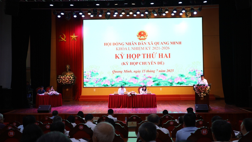 HĐND xã Quang Minh tổ chức Kỳ họp thứ hai