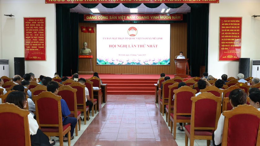 Uỷ ban Mặt trận Tổ quốc Việt Nam xã Mê Linh tổ chức hội nghị lần thứ I