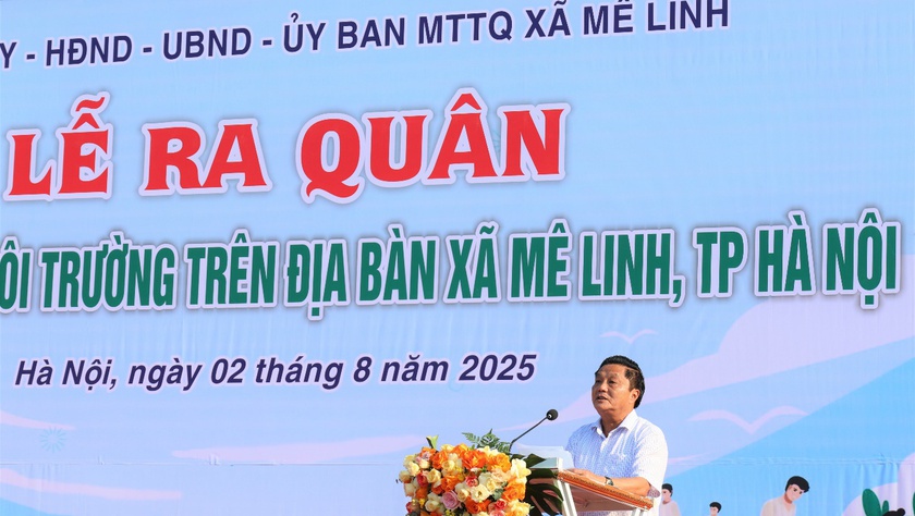 Xã Mê Linh phát động tổng vệ sinh môi trường Sáng – Xanh – Sạch – Đẹp