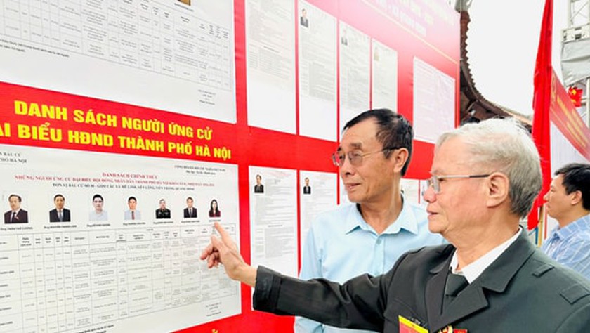 Khu vực bỏ phiếu số 29 xã Quang Minh sẵn sàng cho ngày hội bầu cử