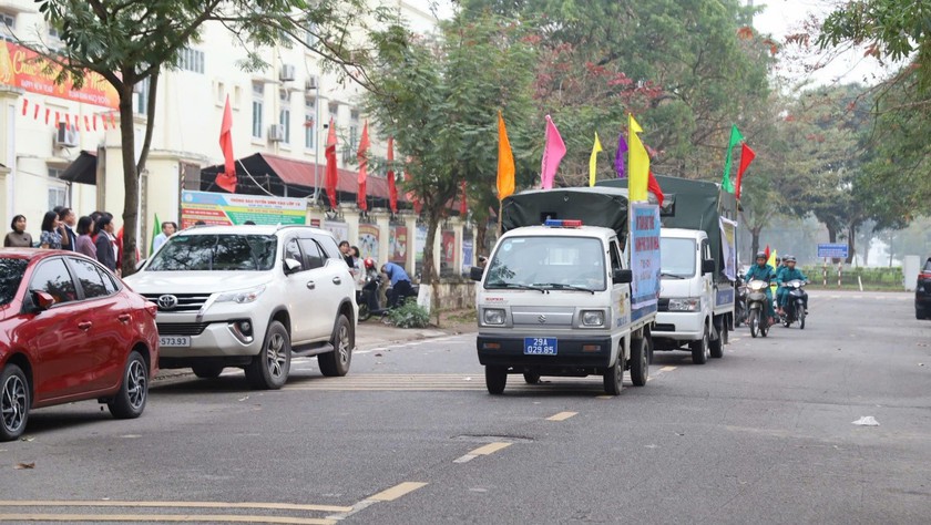 Xã Quang Minh ra quân hưởng ứng Năm An toàn giao thông 2026