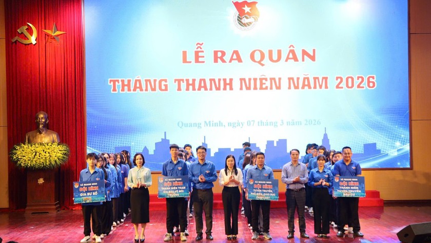 Đoàn thanh niên xã Quang Minh tổ chức Hội thi “Khi tôi 18 – Cử tri trẻ với lá phiếu trách nhiệm”