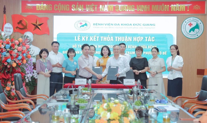 BVĐK Đức Giang: Hợp tác cùng phát triển, nâng cao chất lượng y tế cơ sở hướng tới sự hài lòng của người dân
