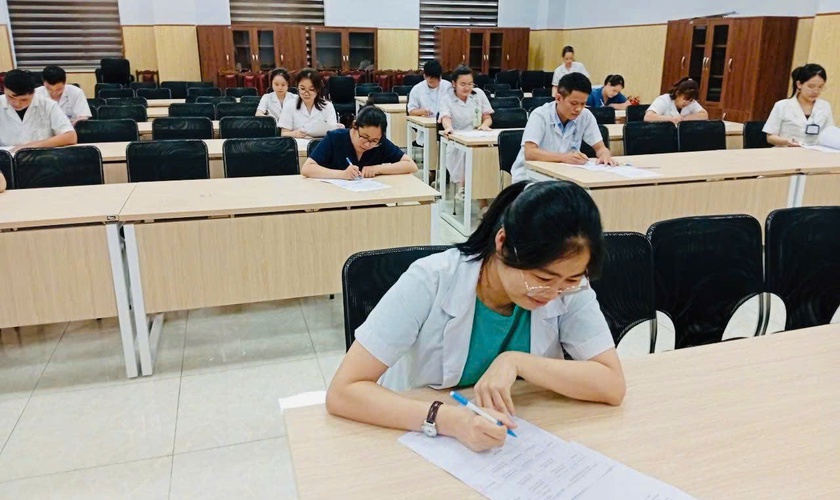 Hội thi tay nghề bác sĩ tại BVĐK Thường Tín: Nâng cao năng lực chuyên môn, hướng tới chất lượng khám chữa bệnh