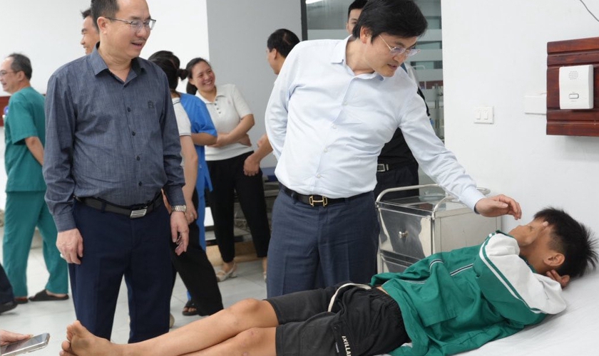 Đoàn công tác Sở Y tế Hà Nội khảo sát thực tế tại các đơn vị 