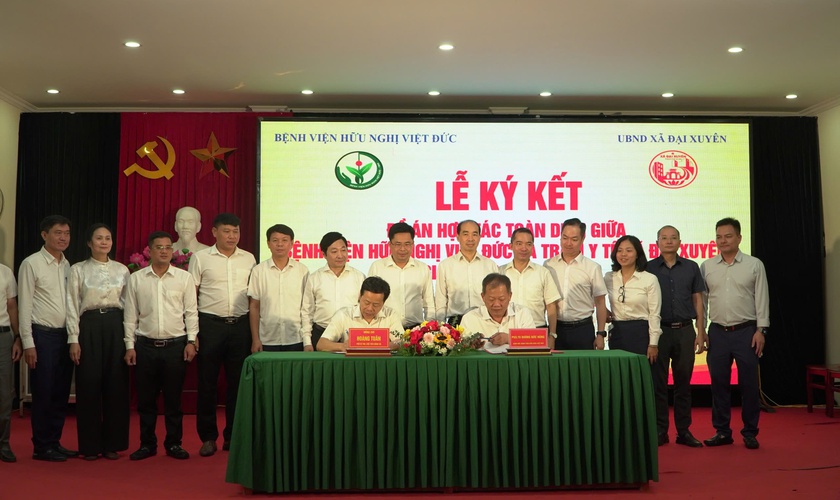 Bệnh viện Hữu nghị Việt Đức hỗ trợ nâng cao năng lực y tế cơ sở tại xã Đại Xuyên