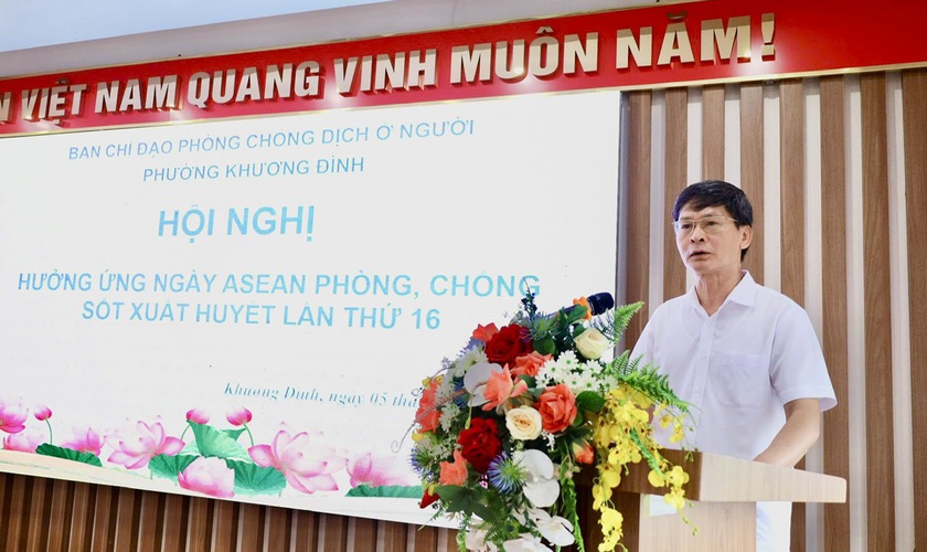 Phường Khương Đình chủ động kiểm soát, ngăn chặn dịch bệnh và nâng cao ý thức của cộng đồng trong công tác phòng chống sốt xuất huyết