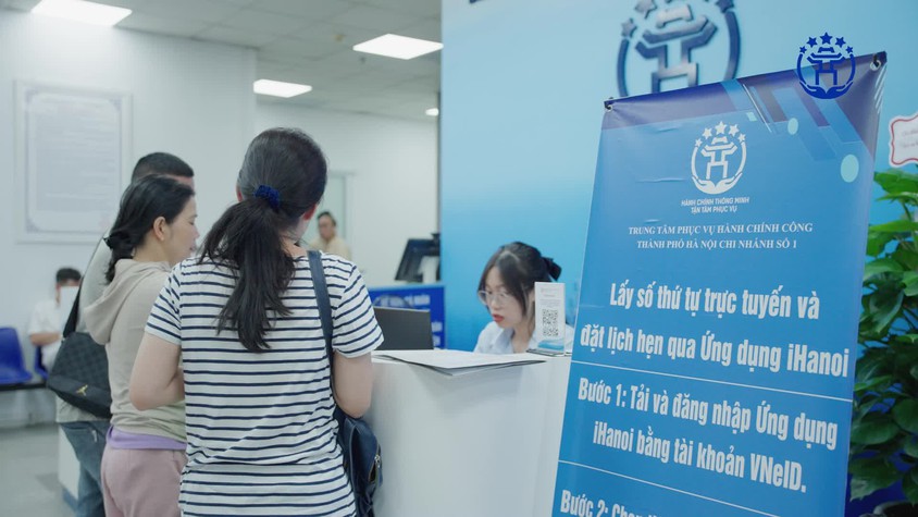 Điểm Phục vụ hành chính công Hoàng Đạo Thúy - Điểm sáng mới của trung tâm PVHCC Thành phố