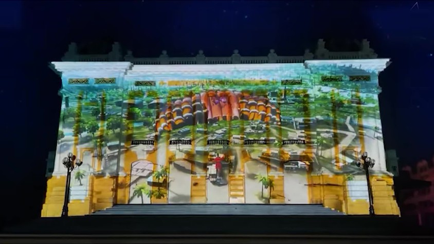 Địa điểm trình chiếu 3D mapping và bắn pháo hoa nghệ thuật đặc sắc tối 15/8