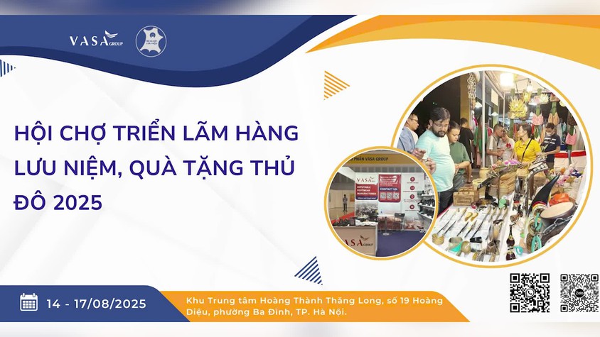 Lịch trình và địa điểm Hội chợ triển lãm hàng lưu niệm, quà tặng Thủ đô năm 2025