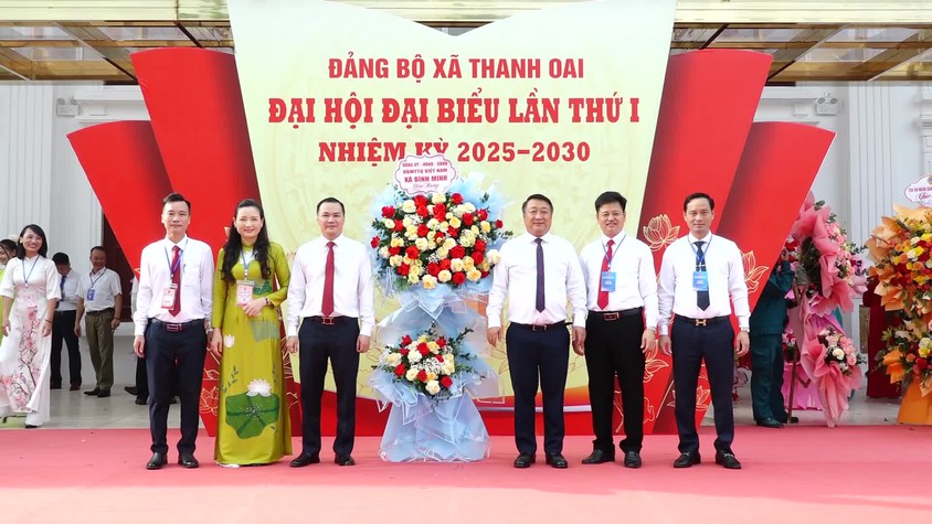 ĐẠI HỘI ĐẢNG BỘ XÃ THANH OAI LẦN THỨ I: DẤU MỐC MỚI CHO MỘT GIAI ĐOẠN PHÁT TRIỂN BỀN VỮNG