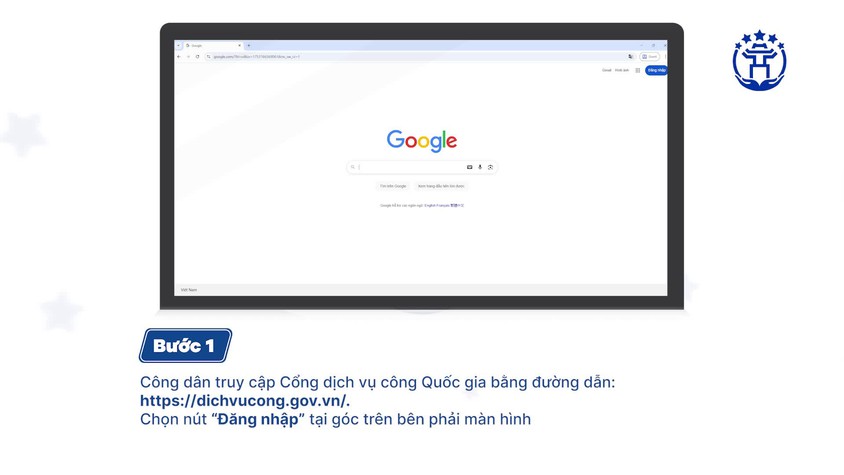 Hướng dẫn người dân làm thủ tục 