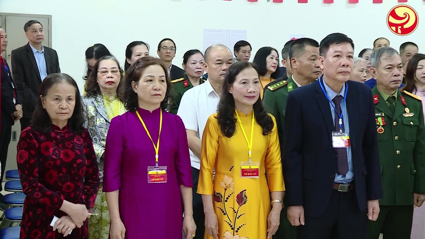 66 khu vực bỏ phiếu trên địa bàn phường Hà Đông đồng loạt khai mạc bầu cử Quốc hội khóa XVI và HĐND các cấp nhiệm kỳ 2026- 2031