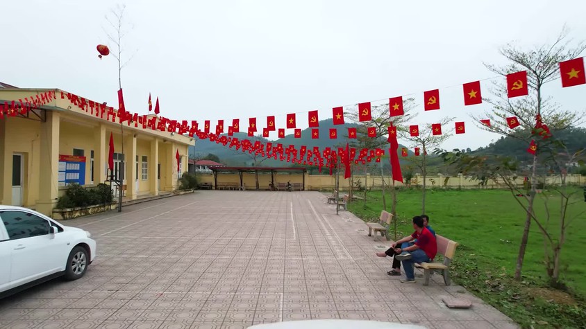 Một số điểm Bầu cử  tại các nhà văn hóa trên địa bàn xã  Yên Xuân