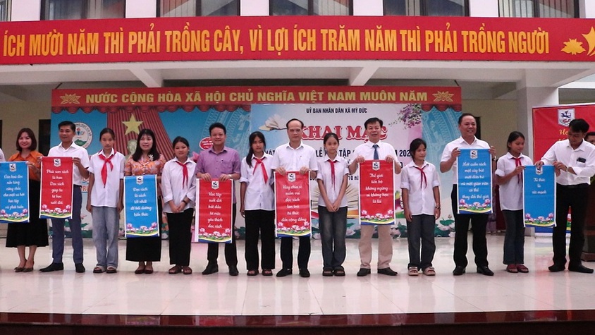Xã Mỹ Đức phát động tuần lễ học tập suốt đời và hưởng ứng ngày chuyển đổi số quốc gia 10-10