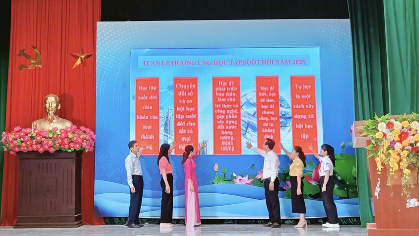 UBND xã Ứng Hoà tổ chức Lễ khai mạc Tuần lễ hưởng ứng học tập suốt đời năm 2025