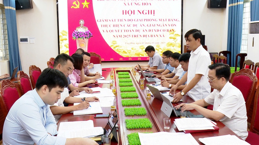 HĐND XÃ ỨNG HÒA GIÁM SÁT TIẾN ĐỘ GIẢI PHÓNG MẶT BẰNG, THỰC HIỆN CÁC DỰ ÁN, GIẢI NGÂN VỐN VÀ QUYẾT TOÁN ĐẦU TƯ XÂY DỰNG CƠ BẢN NĂM 2025.