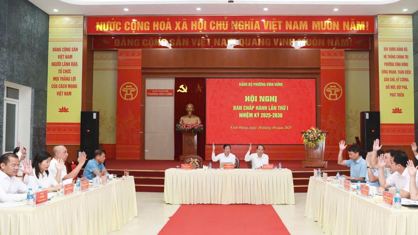 Phường Vĩnh Hưng: Làm từng việc với kết quả cụ thể, tạo chuyển biến thật 