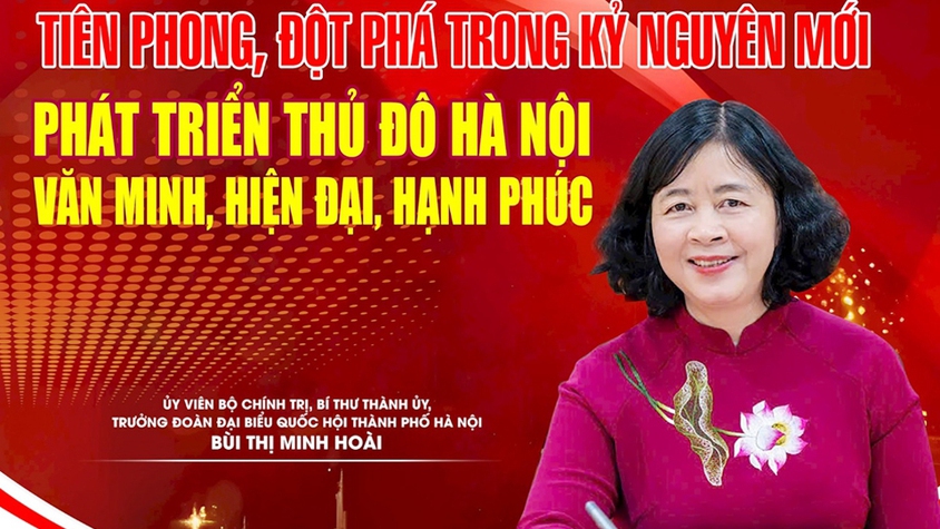 Tiên phong, đột phá trong kỷ nguyên mới - Phát triển Thủ đô Hà Nội văn minh, hiện đại, hạnh phúc