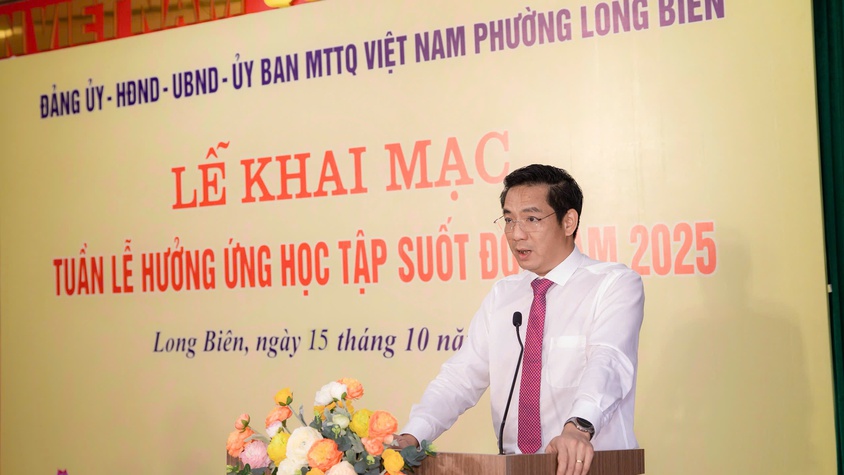 Phường Long Biên phát động Tuần lễ học tập suốt đời năm 2025