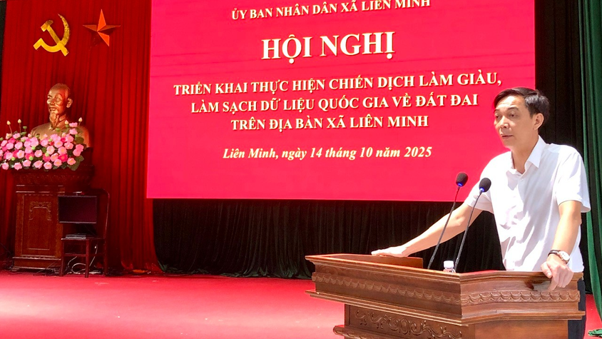 Hội nghị triển khai kế hoạch thực hiện chiến dịch làm giàu, làm sạch dữ liệu Quốc gia về đất đai trên địa bàn