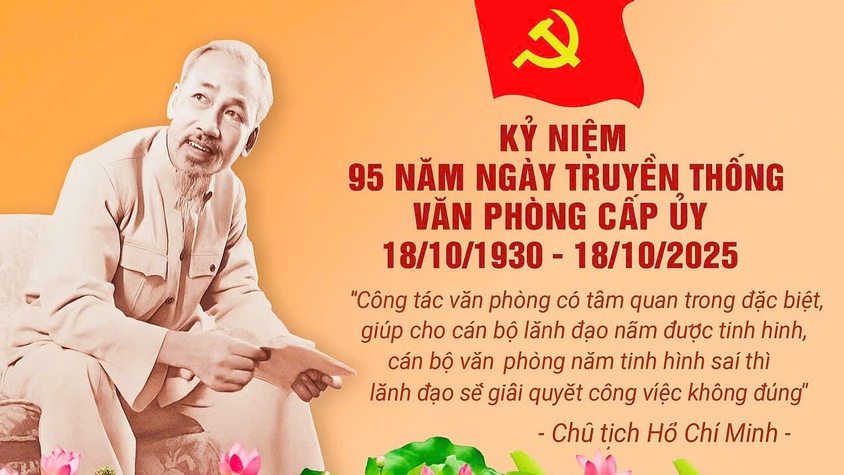 Kỷ niệm 95 năm ngày truyền thống văn phòng cấp ủy