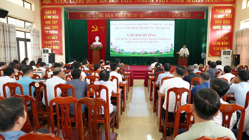 Bồi dưỡng ứng dụng AI trong soạn thảo văn bản và công tác tuyên truyền