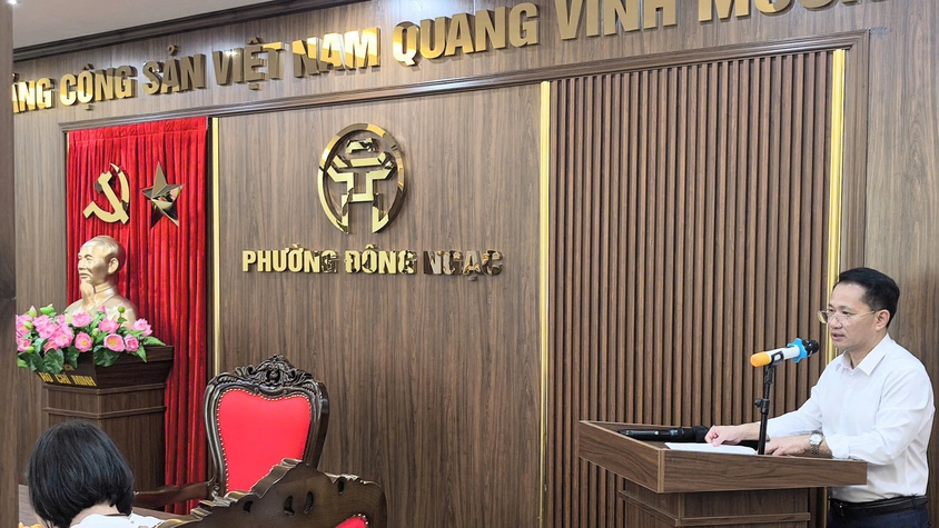 Đảng ủy phường Đông Ngạc tổ chức hội nghị gặp mặt kỷ niệm 95 năm Ngày truyền thống ngành Tổ chức xây dựng Đảng, Dân vận của Đảng, ngày truyền thống Văn phòng cấp ủy và 77 năm Ngày thành lập ngành Kiểm tra Đảng