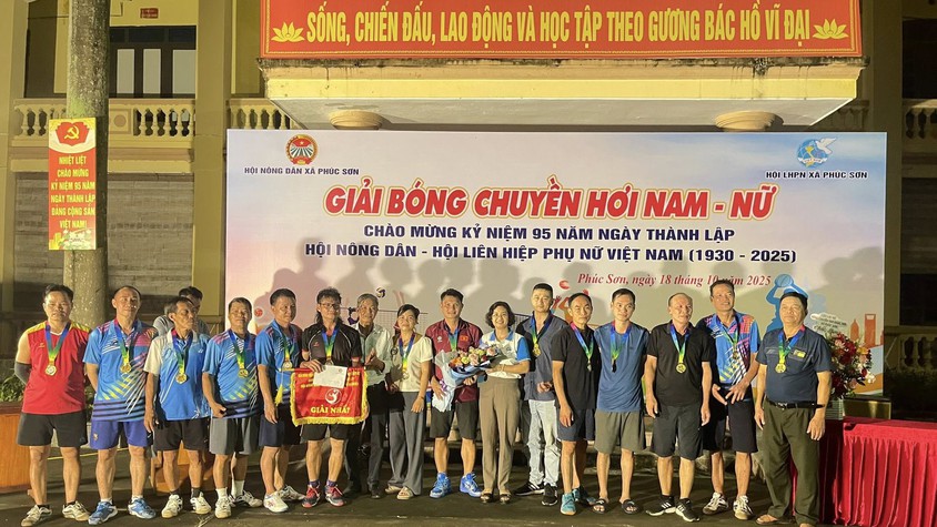 SÔI NỔI HỘI THAO HỘI NÔNG DÂN – HỘI PHỤ NỮ XÃ PHÚC SƠN NĂM 2025