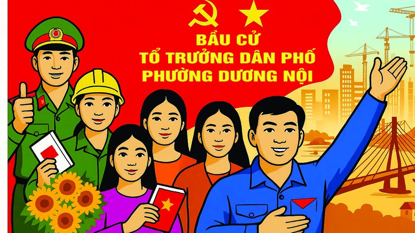 Phát huy dân chủ ở cơ sở, cử tri Dương Nội tích cực tham gia bầu cử Tổ trưởng 4 tổ dân phố
