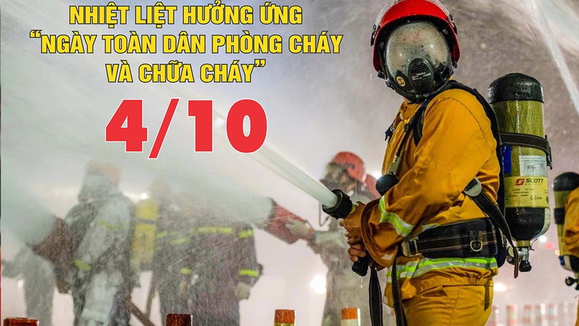 Nhân dịp kỷ niệm 64 năm “Ngày truyền thống lực lượng cảnh sát phòng cháy chữa cháy và cứu nạn cứu hộ (04/10/1961 – 04/10/2025)” và 24 năm “Ngày toàn dân phòng cháy chữa cháy (04/10/2001 – 04/10/2025)”