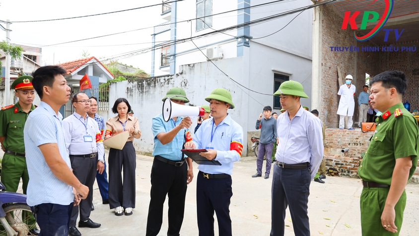 UBND xã Kiều Phú kiên quyết xử lý triệt để các trường hợp vi phạm Luật đất đai