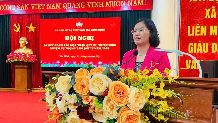 Sơ kết công tác mặt trận quý III; Triển khai phương hướng, nhiệm vụ quý IV/2025